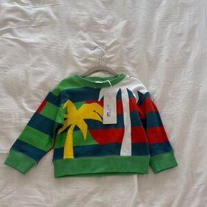 Stella McCartney Kids Multicolor Palm Sweatshirt